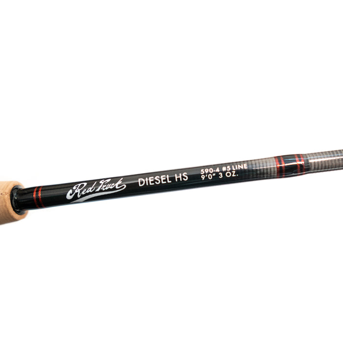 Red Truck Diesel High Sierra 5wt 9ft Fly Rod, 4 Piece, 590-4