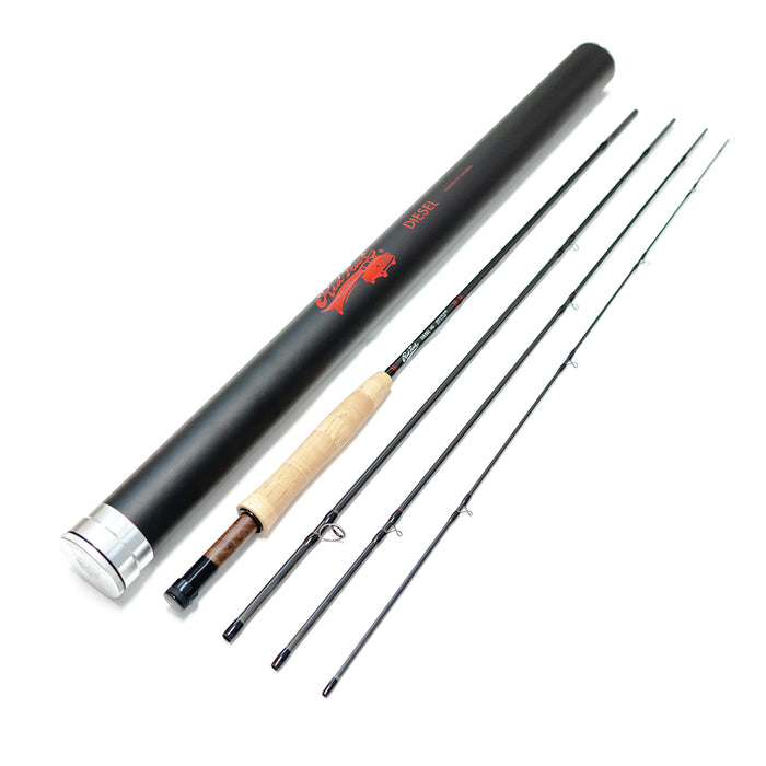 Red Truck Diesel High Sierra 4wt 8ft 6in Fly Rod, 4 Piece, 486-4