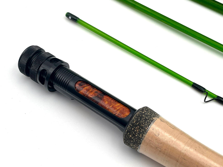 2wt Moonlit Lunar S-GLASS Fiberglass Fly Rod w/case