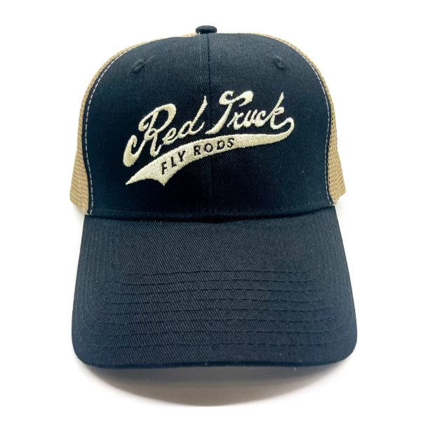 Red Truck "OG" Trucker Hat black with tan mesh
