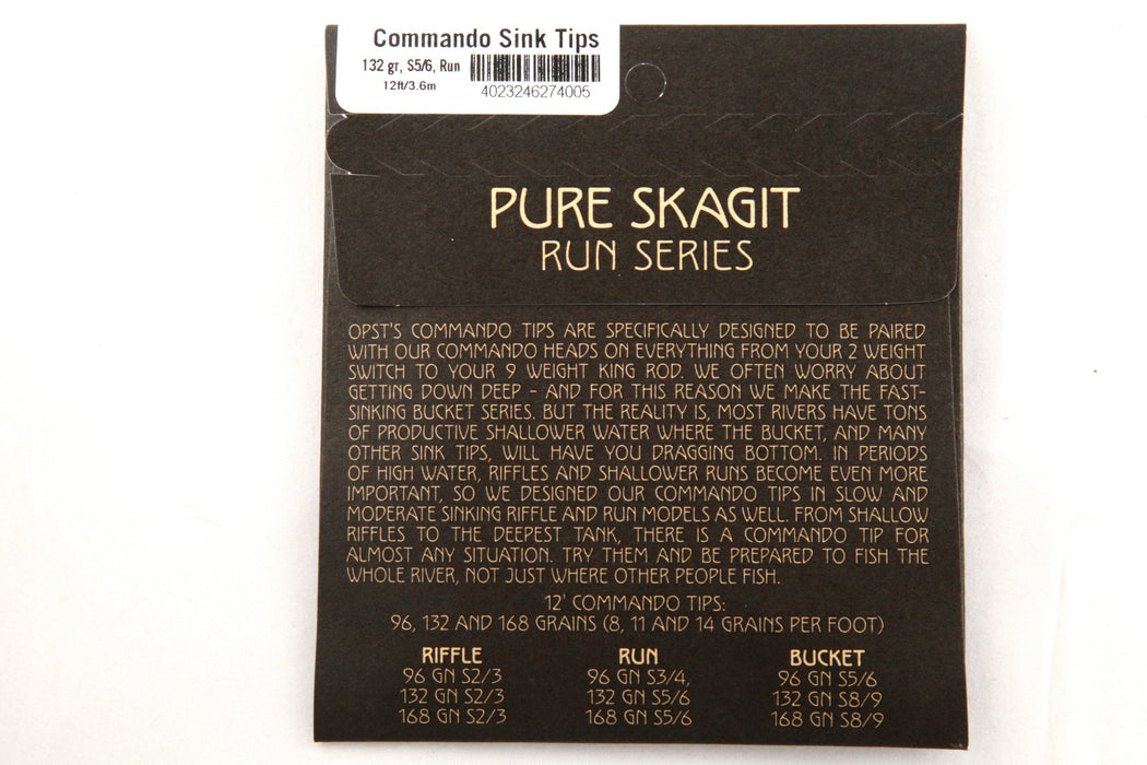 OPST Commando Tips - Run Series