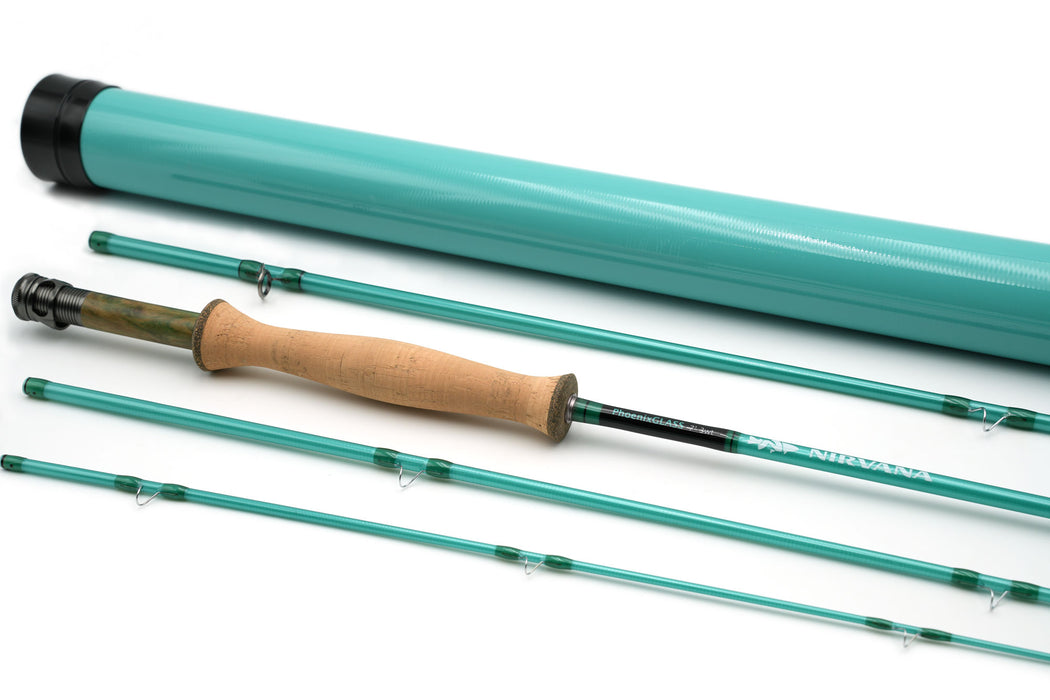 NIRVANA PhoenixGLASS Fiberglass Fly Rod w/case