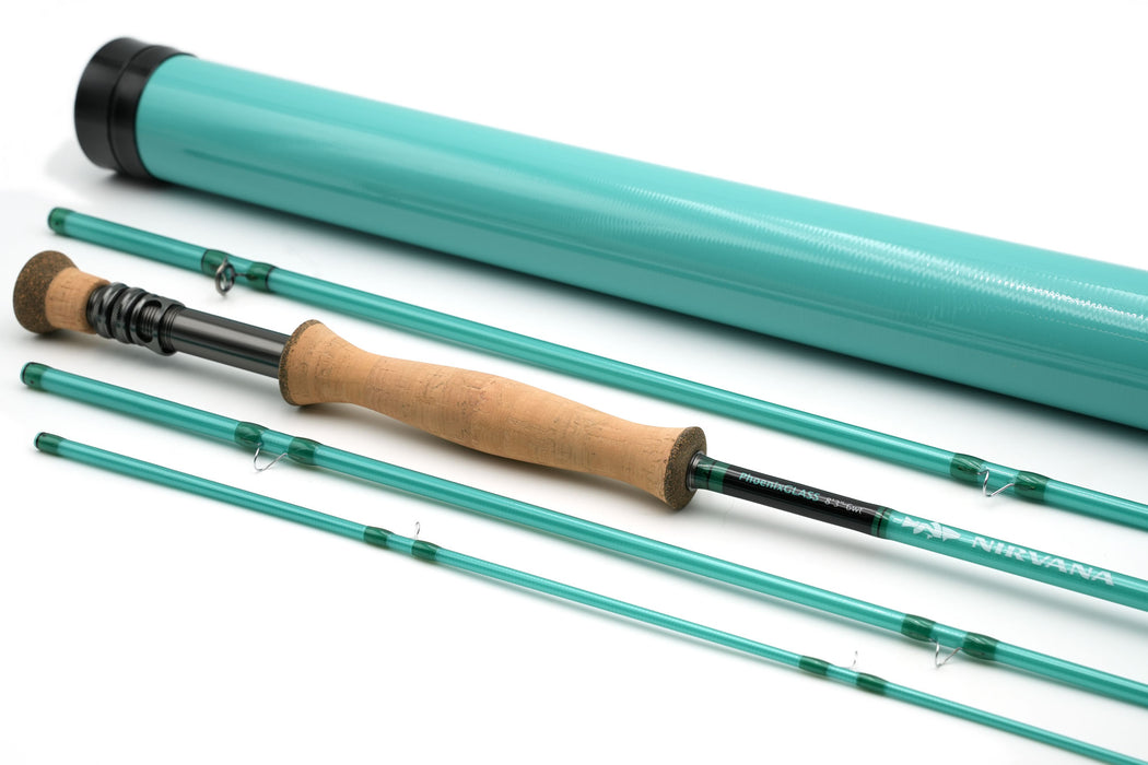 NIRVANA PhoenixGLASS Fiberglass Fly Rod w/case