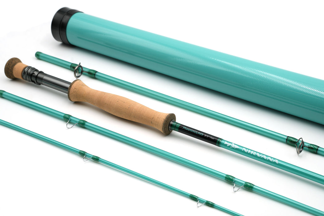 NIRVANA PhoenixGLASS Fiberglass Fly Rod w/case