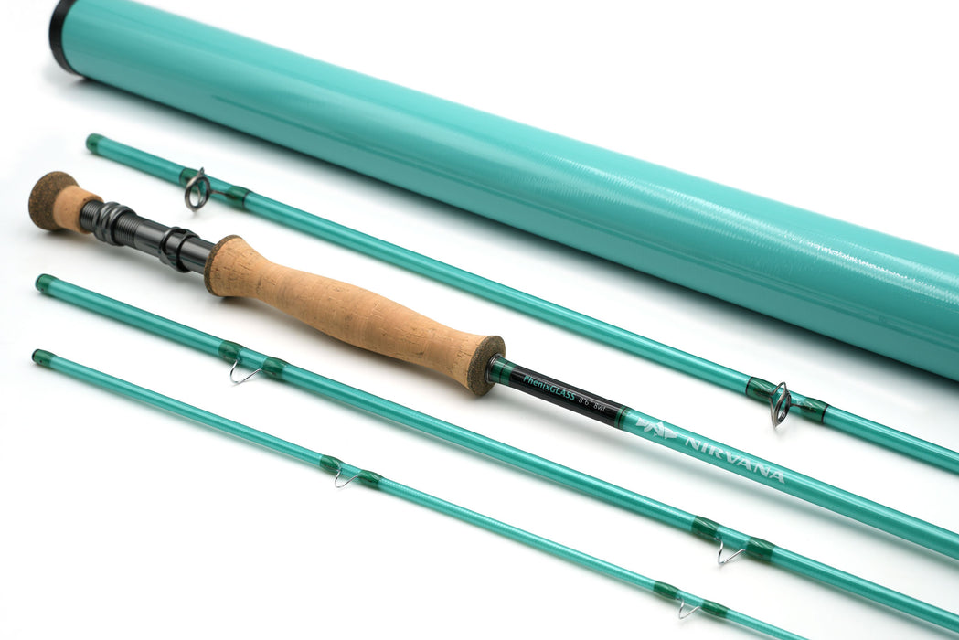 NIRVANA PhoenixGLASS Fiberglass Fly Rod w/case