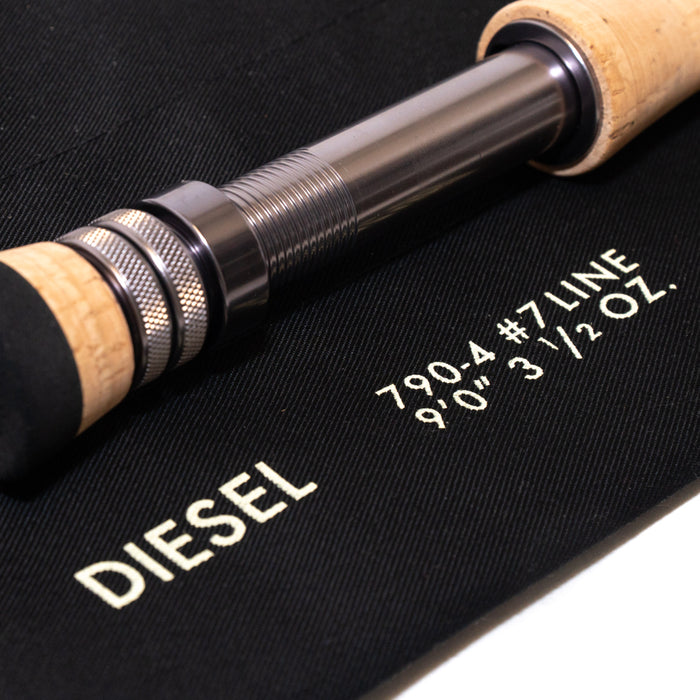 Red Truck Diesel 7wt 9ft Fly Rod, 4 Piece, 790-4