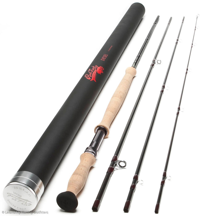 Red Truck Diesel 7wt 13ft 6inch Double Hand Rod, 4 Piece, 7136-4