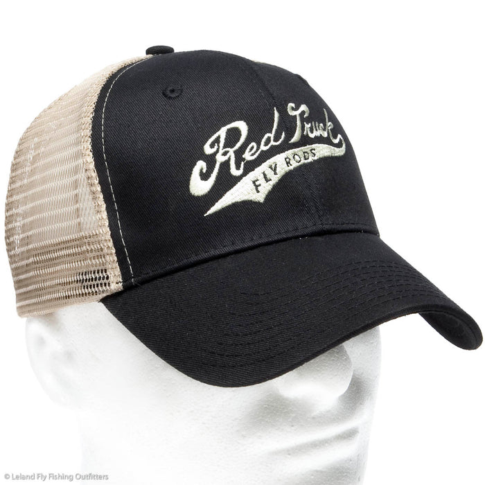 Red Truck "OG" Trucker Hat black with tan mesh