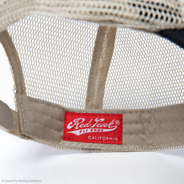 Red Truck "OG" Trucker Hat black with tan mesh