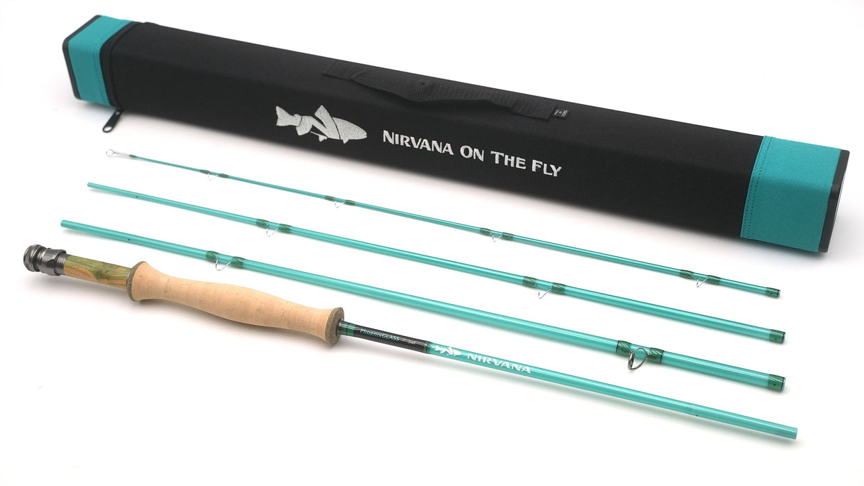 NIRVANA PhoenixGLASS Fiberglass Fly Rod w/case