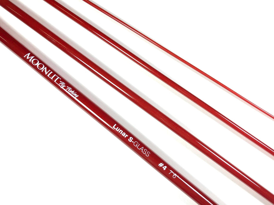 Moonlit Lunar S-GLASS Fiberglass Fly Rod BLANKS w/Sock Only
