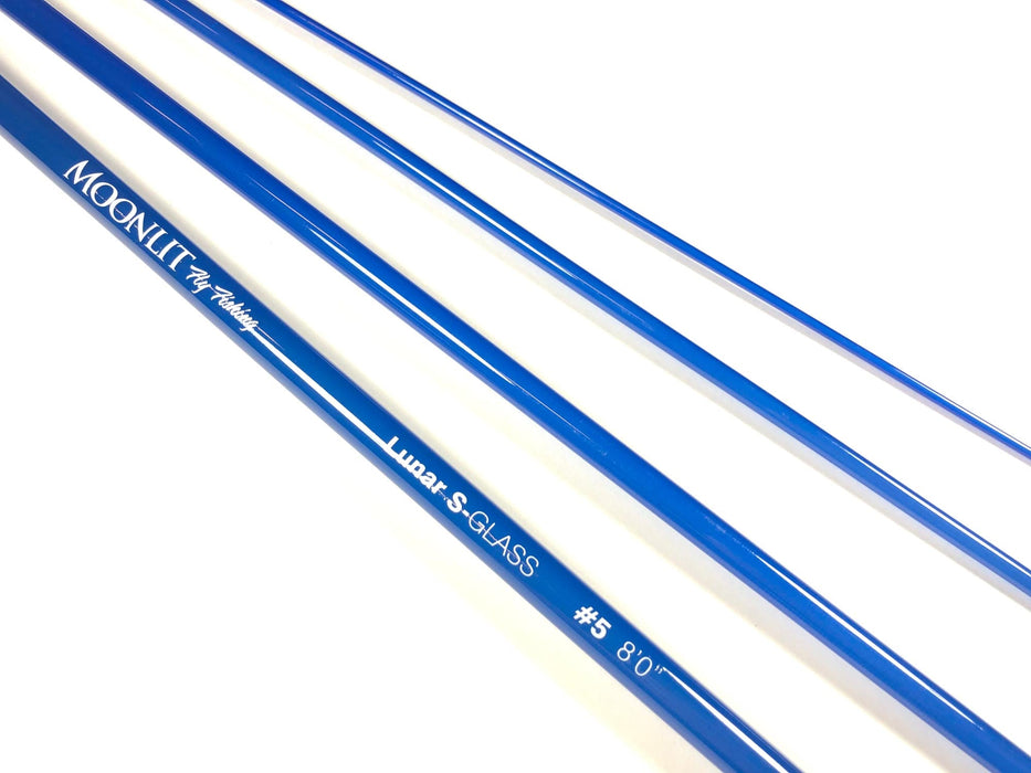 Moonlit Lunar S-GLASS Fiberglass Fly Rod BLANKS w/Sock Only