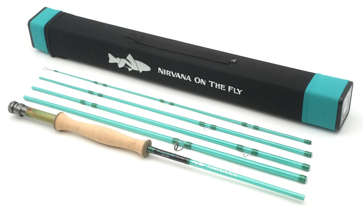 NIRVANA PhoenixGLASS Fiberglass Fly Rod w/case