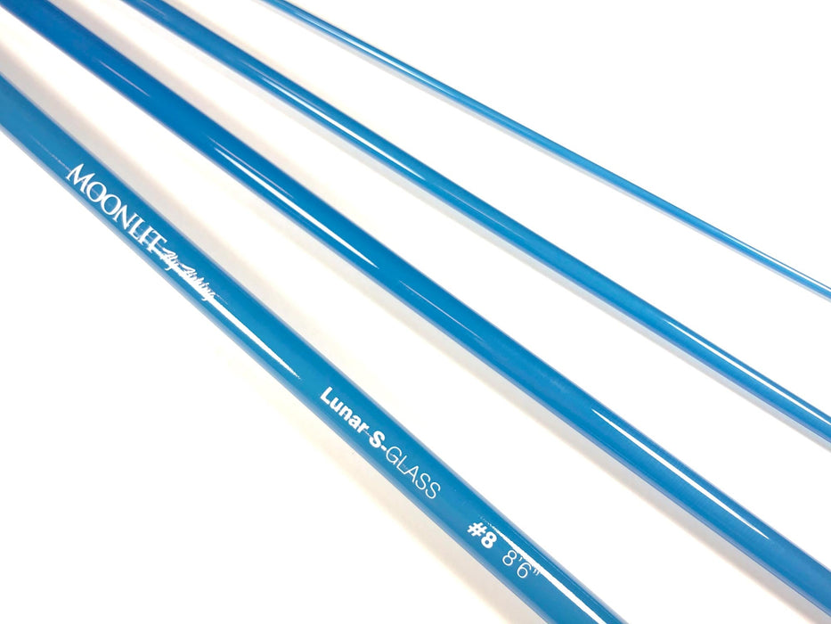 Moonlit Lunar S-GLASS Fiberglass Fly Rod BLANKS w/Sock Only
