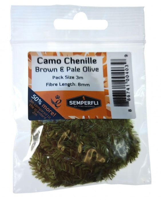 Semperfli Camo Chenille 8mm