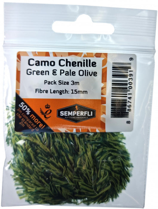 Semperfli Camo Chenille 15mm