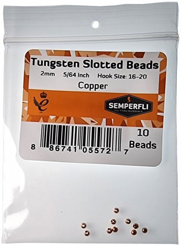 Semperfli Slotted Tungsten Beads