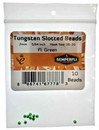 Semperfli Slotted Tungsten Beads