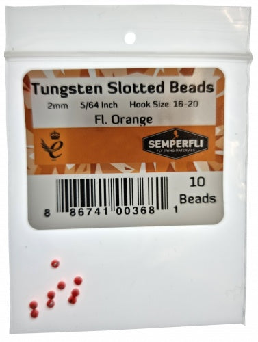 Semperfli Slotted Tungsten Beads