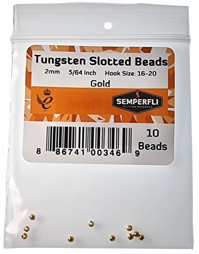 Semperfli Slotted Tungsten Beads