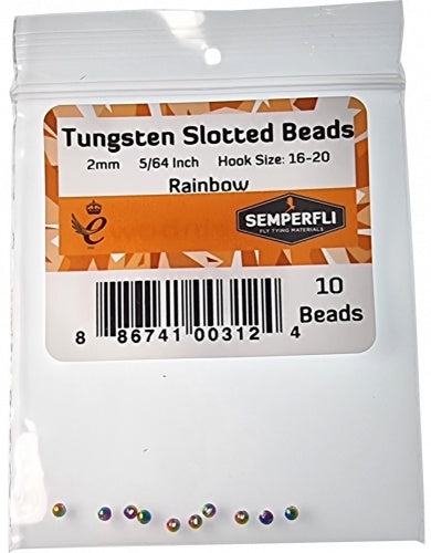 Semperfli Slotted Tungsten Beads