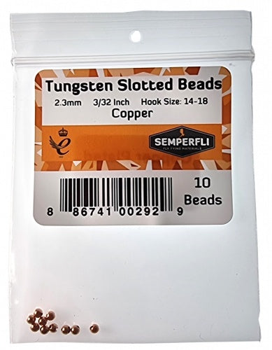 Semperfli Slotted Tungsten Beads