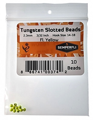 Semperfli Slotted Tungsten Beads