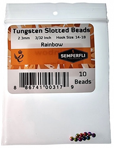 Semperfli Slotted Tungsten Beads