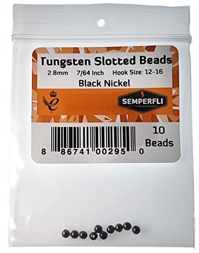 Semperfli Slotted Tungsten Beads