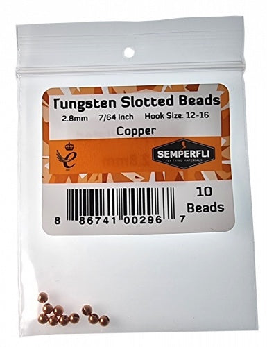 Semperfli Slotted Tungsten Beads