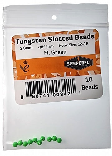 Semperfli Slotted Tungsten Beads