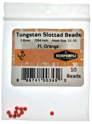 Semperfli Slotted Tungsten Beads