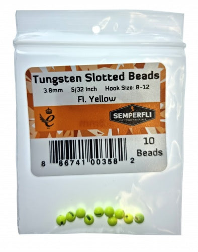 Semperfli Slotted Tungsten Beads