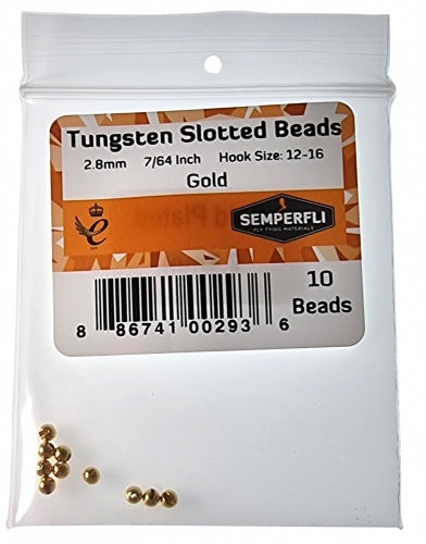 Semperfli Slotted Tungsten Beads