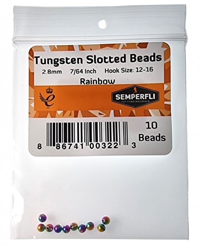 Semperfli Slotted Tungsten Beads