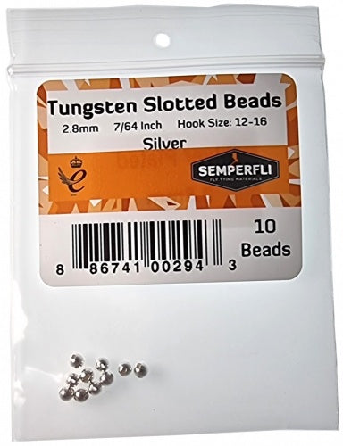 Semperfli Slotted Tungsten Beads