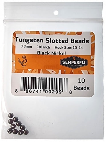 Semperfli Slotted Tungsten Beads