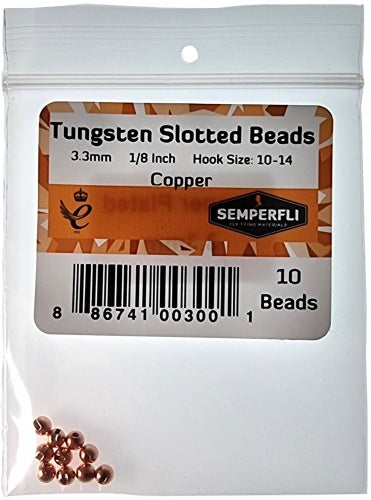 Semperfli Slotted Tungsten Beads