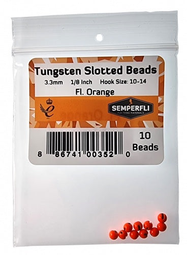 Semperfli Slotted Tungsten Beads