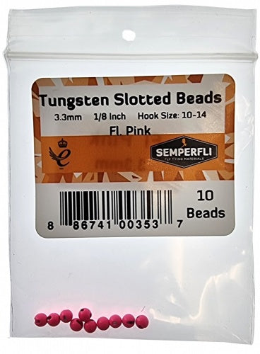 Semperfli Slotted Tungsten Beads