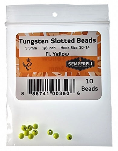 Semperfli Slotted Tungsten Beads