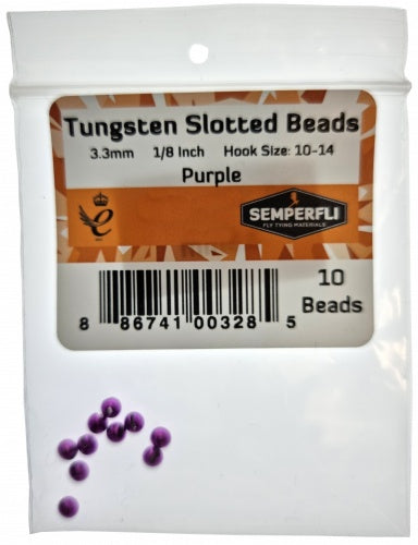 Semperfli Slotted Tungsten Beads