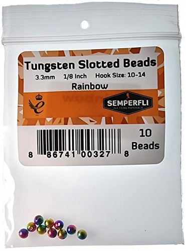 Semperfli Slotted Tungsten Beads