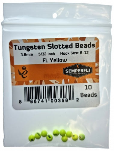 Semperfli Slotted Tungsten Beads