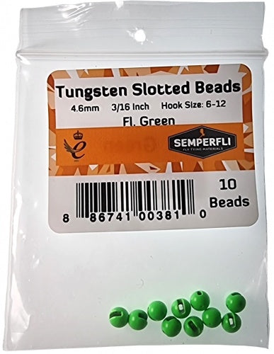 Semperfli Slotted Tungsten Beads