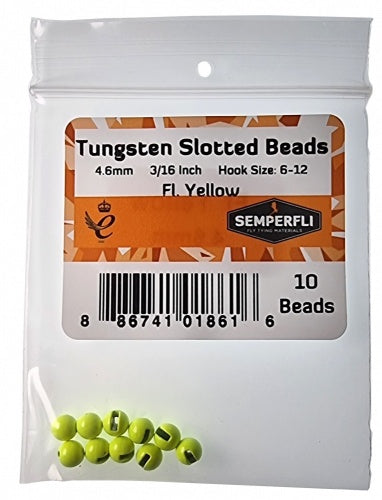 Semperfli Slotted Tungsten Beads