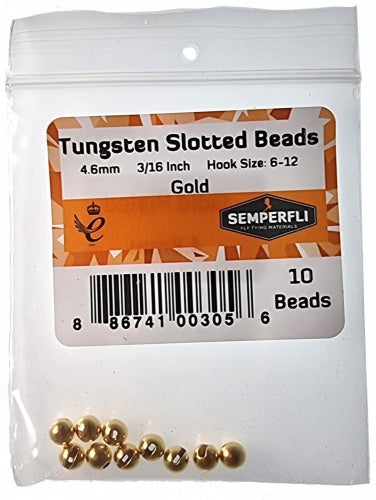 Semperfli Slotted Tungsten Beads