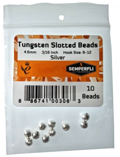 Semperfli Slotted Tungsten Beads