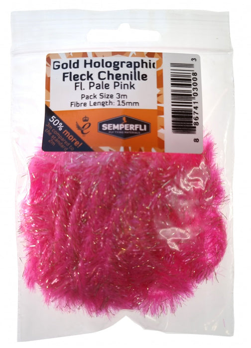 Semperfli Gold Holo Fleck Chenille 15mm