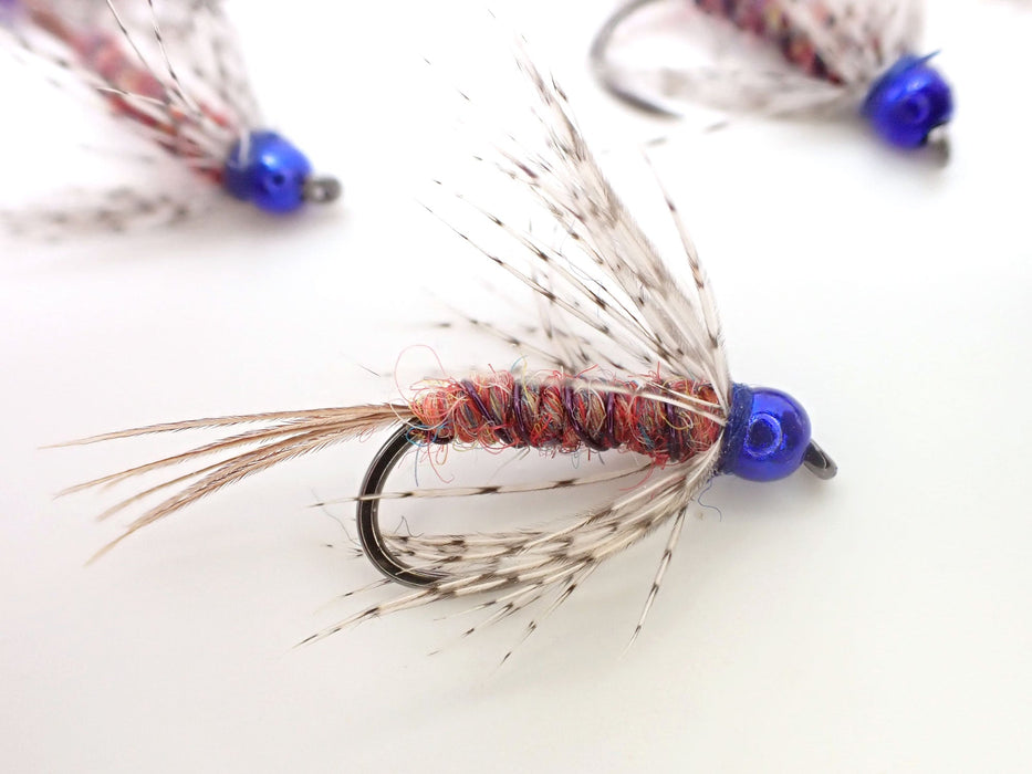 Brent's War Bird Tungsten Bead Head Soft Hackle Flies (12 pack)